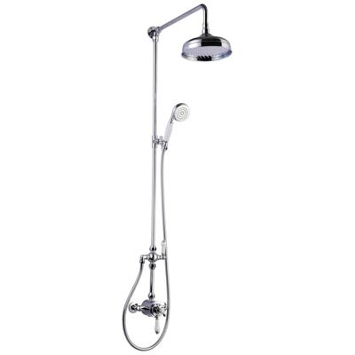 Regendoucheset Best Design Retro Canterbury Opbouw Ø20cm Thermostatisch Chroom