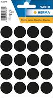 Etiket herma 1879 rond 19mm zwart 100st - thumbnail