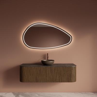 Badkamermeubelset Gliss Design Alluro 140 cm Castle Brown
