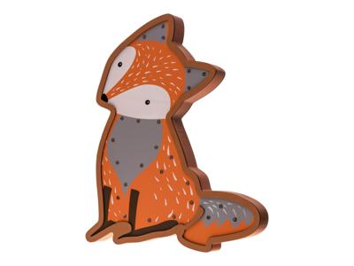 LIVARNO Houten LED-kinderlamp (Vos) LIVARNO Houten LED-kinderlamp (Vos)