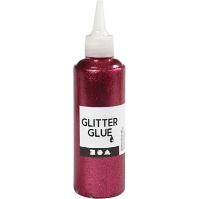 Creativ Company Glitterlijm roze, 118ml
