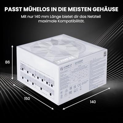 Lian Li SX Series 80 PLUS Platinum PC-netvoeding 1200 W ATX 80 Plus Platinum