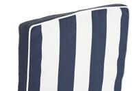 Kussen DKD Home Decor Wit Marineblauw Strepen 42 x 4 x 115 cm - thumbnail