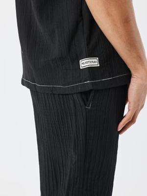 Project X Paris Décontractéé Plissée Zomerset Heren Zwart - Maat L - Kleur: Zwart | Soccerfanshop