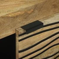 Salontafel Bruin en zwart 100 x 54 x 40 cm - thumbnail