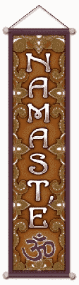 Namaste Banner (30 x 120 cm)