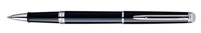 Rollerpen Waterman Hémisphère black lacquer CT fijn Rollerpen Waterman Hémisphère black lacquer CT fijn
