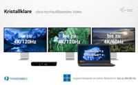 I-tec Thunderbolt4 Triple Display Docking Station + Power Delivery 96W - thumbnail