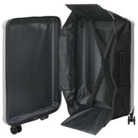 VidaXL Koffer met slot zilver 50 x 30 x 76 cm abs kunststof - thumbnail