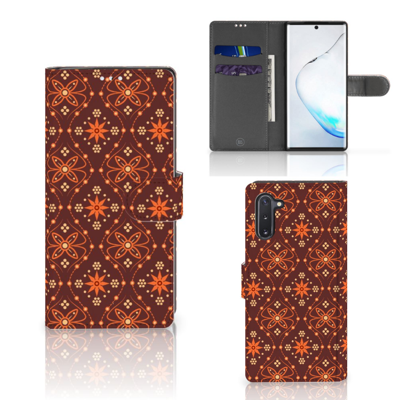 Samsung Galaxy Note 10 | Telefoon Hoesje | Batik Brown Samsung Galaxy Note 10 | Telefoon Hoesje | Batik Brown