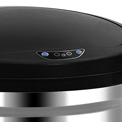 VidaXL Prullenbak met automatische sensor 30 l roestvrij staal