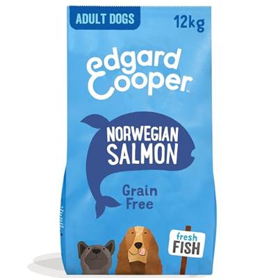 Edgard & Cooper Hond Zalm 12kg grote brok