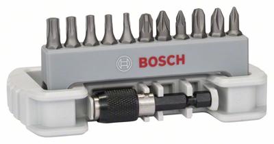 Bosch Accessories 2608522129 Bitset 12-delig Kruiskop Phillips, Kruiskop Pozidriv, Binnen-zesrond (TX)