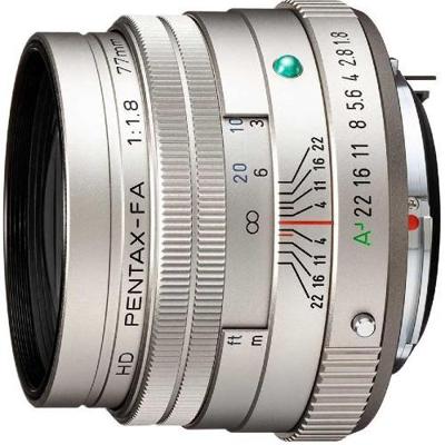 Pentax HD FA 77mm F/1.8 Limited zilver Pentax HD FA 77mm F/1.8 Limited zilver