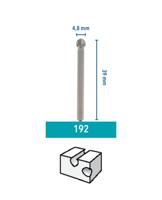 Dremel 192 Hogesnelheidsfrees 4,8 mm Dremel 192 Schacht-Ø 3,2 mm 2 stuk(s) - thumbnail