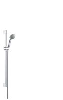 Hansgrohe Crometta 85 Unica glijstangset 65cm inclusief Crometta 85 Green handdouche chroom 27652000 - thumbnail
