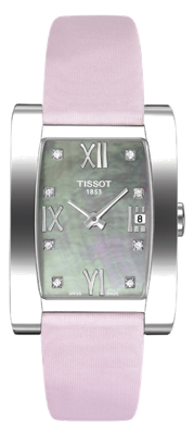 Horlogeband Tissot T0073091612600 / T603025352 Kunststof/Plastic Roze 15mm