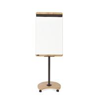 Rocada Flipchart NAT0616 (b x h) 670 mm x 2000 mm Hout, Eiken, Wit (RAL 9003) Afwisbaar, Beschrijfbaar, Magneetband, Incl. opbergbakje, Incl. papierhouder - thumbnail