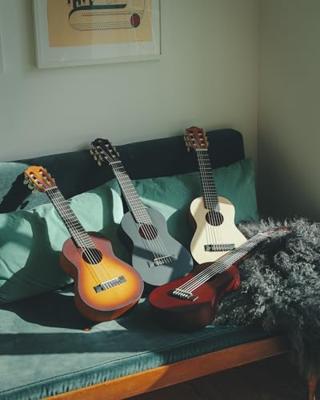 Yamaha GL1 PB Guitalele 6-snarige gitaar-ukelele Persimmon Brown - thumbnail
