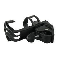 2 stuks draaibaar afsluitbare fiets fles kooi baby wandelwagen fles houder fiets water fles houder (zwart) - thumbnail