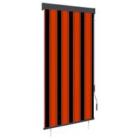 VidaXL Rolgordijn voor buiten 80x250 cm oranje en bruin - thumbnail