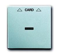 Busch-Jaeger 2CKA001710A3670 Kaart schakelaar Afdekking Future lineair Aluminium, Witaluminium (RAL 9006) 1 stuk(s) - thumbnail