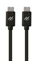 iFrogz unieke Sync USB type C naar USB type C kabel - 1.8 m zwart - thumbnail