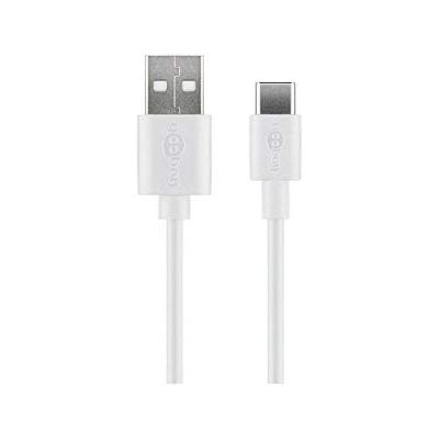 Goobay USB-C laadkabel 1m wit - 9550305 Goobay USB-C laadkabel 1m wit - 9550305