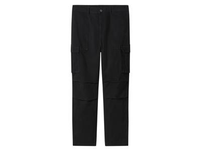 esmara Men Heren cargobroek (Zwart, M)