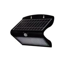 V-TAC 8279 VT-767-7-B Wandspot op zonne-energie met bewegingsmelder LED LED 7.00 W Zwart - thumbnail