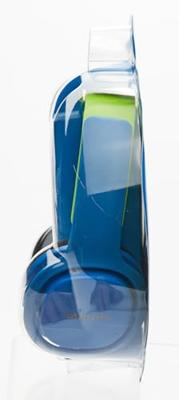 PHILIPS Hoofdtelefoon SHK2000BL/00, On-Ear (Volumebegrenzing 85 db, Ergonomische Beugel, 32 mm Neodymium-Luidsprekerdriver), Blauw (Blue)