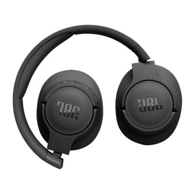 JBL Tune 720BT draadloze on-ear koptelefoon in zwart - Met JBL Pure Bass Sound, Bluetooth 5.3, handsfree bellen, audiokabel en 76 uur batterijduur