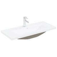 Wastafelkast Zwart eiken 90 x 39 x 62 cm Bewerkt hout - thumbnail