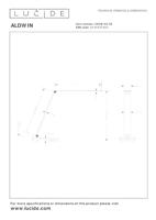 Lucide ALDWIN - Bureaulamp - LED Dimb. - CCT - 1x8W 2800K/6500K - Zwart - thumbnail
