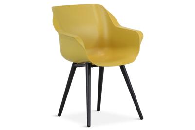 Sophie Studio dining armstoel Zwart Yellow