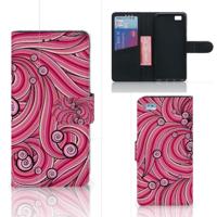 Huawei Ascend P8 Lite Hoesje Swirl Pink - thumbnail