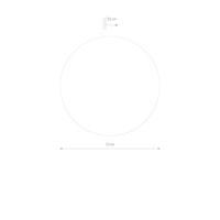 Lyora Gouden wandlampRing Led Wood S - 10280 - thumbnail