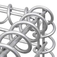 VidaXL Gabion plantenbak verhoogd kubus 60x60x60 cm staaldraad - thumbnail