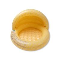 Swim Essentials Zwembad met zonnescherm Florish Geel 100 cm - thumbnail