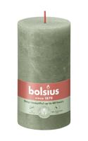Bolsius shine rustiekkaars 130/68 fresh olive - thumbnail