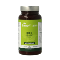 SanoPharm IJzer 10mg wholefood 30 Capsules - thumbnail