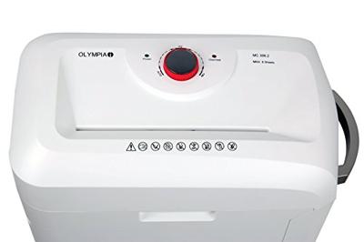 Olympia MC 306.2 papiervernietiger Microversnippering 22 cm 62 dB Wit