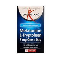 Lucovitaal Melatonine L-Tryptofaan 5mg 30 Tabletten - thumbnail