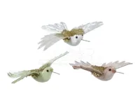 Kerstornament Vogel Clip Assorti 1st - thumbnail