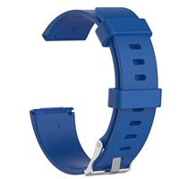 Fitbit Versa 1 / 2 & Lite rubberen sport bandje - Donker blauw - thumbnail