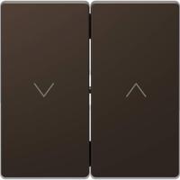 Merten MEG3855-6052 Wisselschakelaar Afdekking System Design Mokka 1 stuk(s) - thumbnail