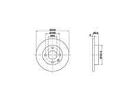 Remschijf 92082800 - thumbnail