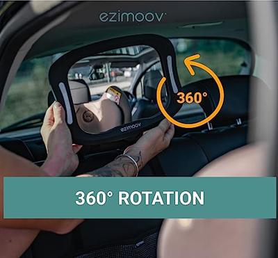 EZIMOOV EZI Mirror LED milieuvriendelijke autostoelspiegel zwart