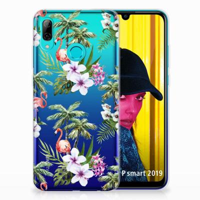 Huawei P Smart 2019 | TPU Hoesje | Flamingo Palms