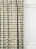 HEMA Gordijnstof Andel lichtdoorlatend golven ecru-groen (groen) - thumbnail